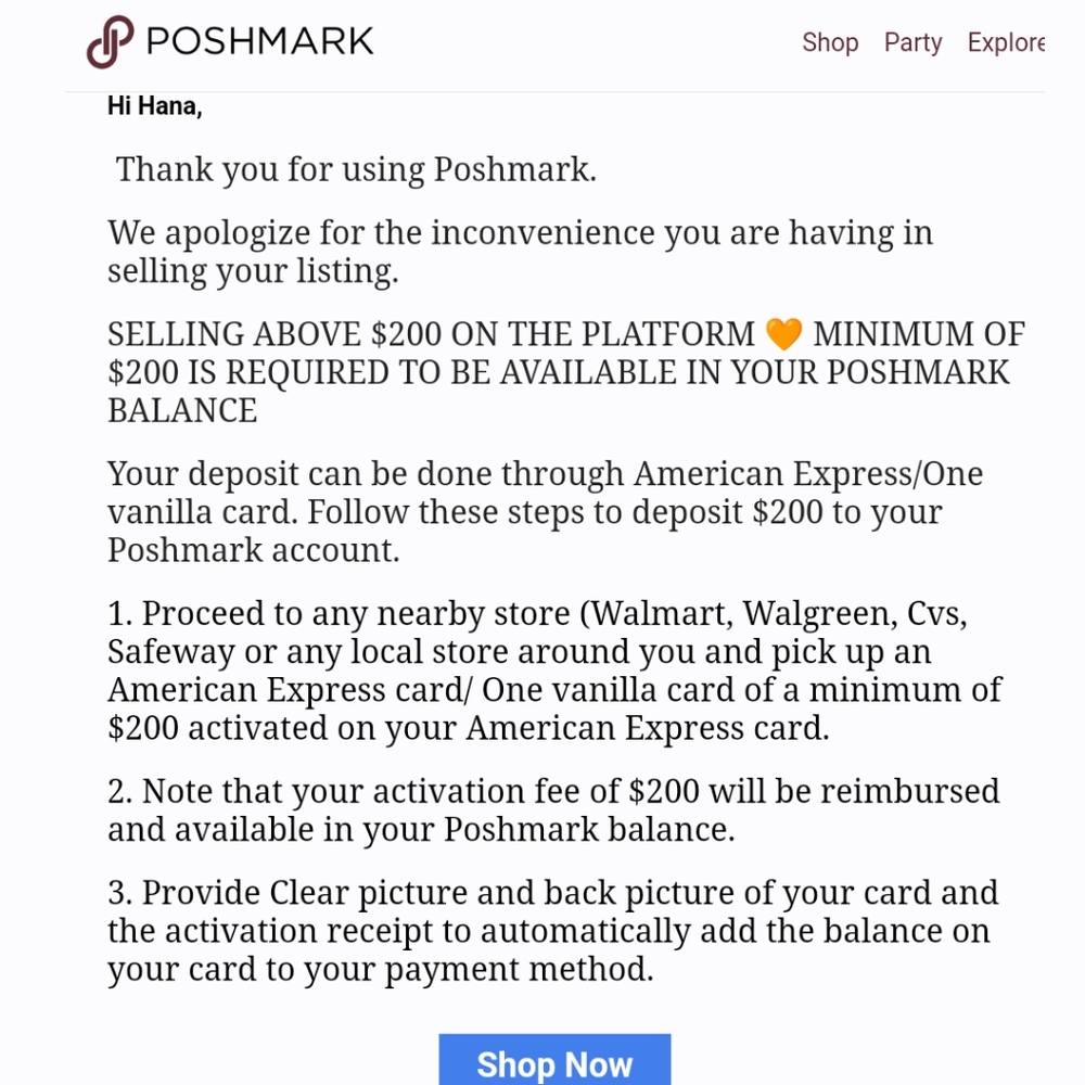 Please Be Aware of potential Scammers